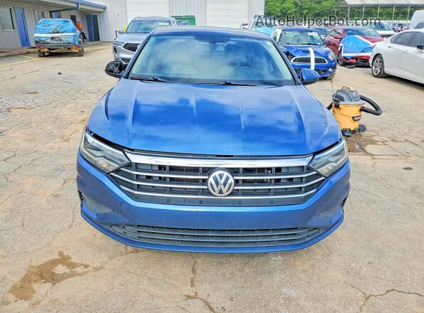 3VWC57BU2KM113260 2019 VOLKSWAGEN JETTA Blue Widok z przodu