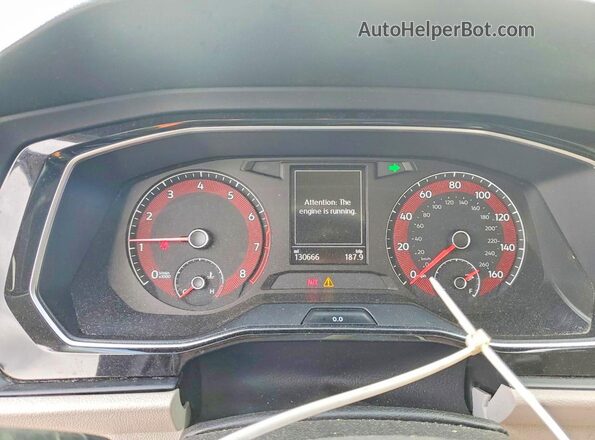 3VWC57BU2KM113260 2019 VOLKSWAGEN JETTA Blue Widok zestawu wskaźników
