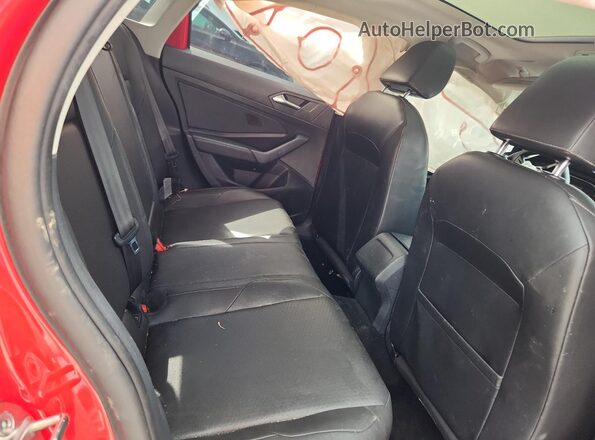 3VWC57BU2KM169909 2019 VOLKSWAGEN JETTA Red Rear seats view