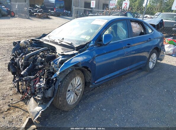 3VWC57BU2KM182644 2019 VOLKSWAGEN JETTA Blue Przód lewy