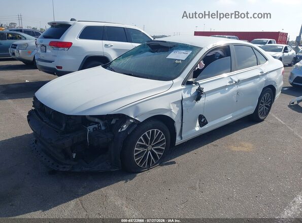 3VWC57BU2MM023187 2021 VOLKSWAGEN JETTA White წინა მარცხენა ხედი სამი მეოთხედიდან
