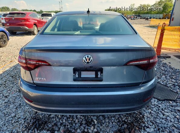3VWC57BU2MM025960 2021 VOLKSWAGEN JETTA Blue უკანა ხედი