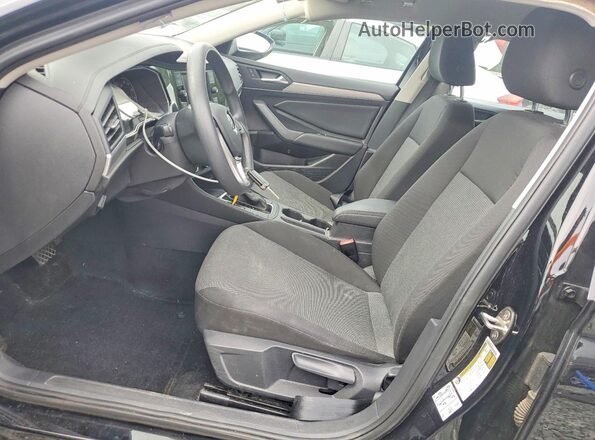 3VWC57BU3LM093618 2020 VOLKSWAGEN JETTA Black წინა სალონის ხედი