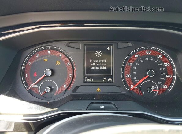3VWC57BU3LM106593 2020 VOLKSWAGEN JETTA Black Widok zestawu wskaźników