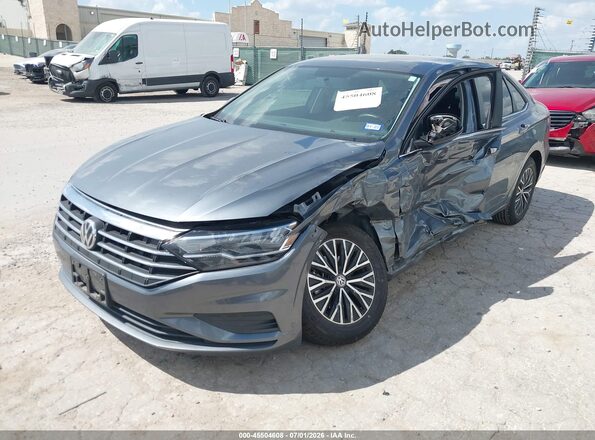 3VWC57BU3MM003126 2021 VOLKSWAGEN JETTA Gray Առջևի ձախ երեք քառորդ տեսարան