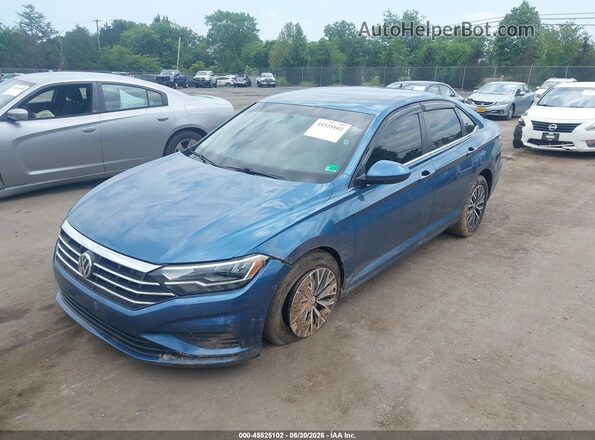 3VWC57BU3MM059342 2021 VOLKSWAGEN JETTA Blue Vista tres cuartos delantera izquierda