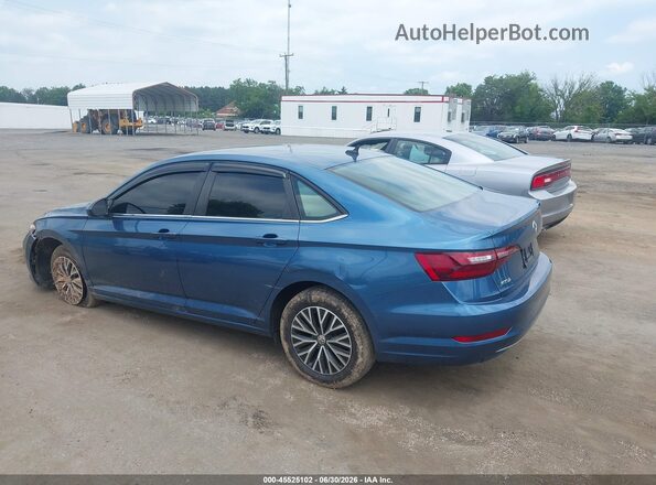 3VWC57BU3MM059342 2021 VOLKSWAGEN JETTA Blue Trasero izquierdo