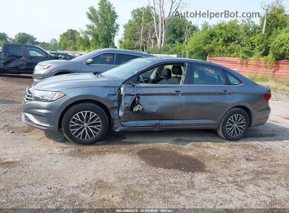 3VWC57BU3MM080191 2021 VOLKSWAGEN JETTA Gray Widok wnętrza z tyłu