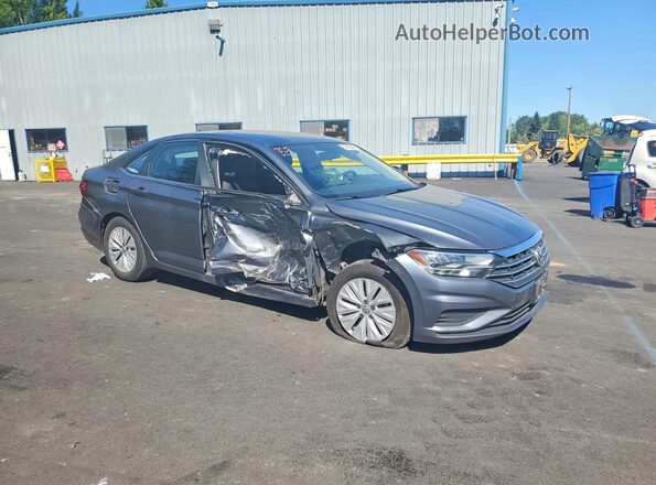 3VWC57BU4KM030249 2019 VOLKSWAGEN JETTA Silver Передня права чверть