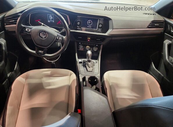 3VWC57BU4KM113955 2019 VOLKSWAGEN JETTA White Առջևի վահանակի տեսք