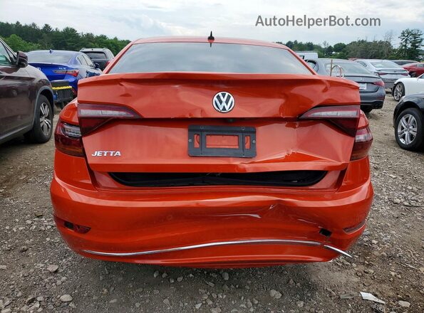 3VWC57BU4KM217345 2019 VOLKSWAGEN JETTA Оранжевый Вид сзади