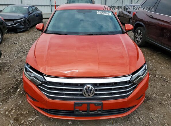 3VWC57BU4KM217345 2019 VOLKSWAGEN JETTA Оранжевый Вид спереди