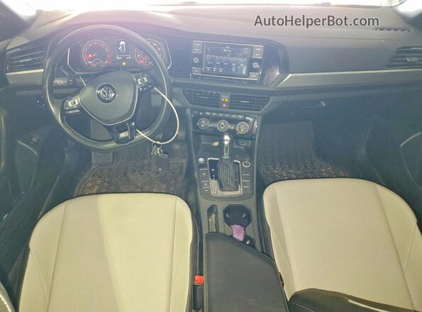 3VWC57BU4KM222660 2019 VOLKSWAGEN JETTA White Dashboard view