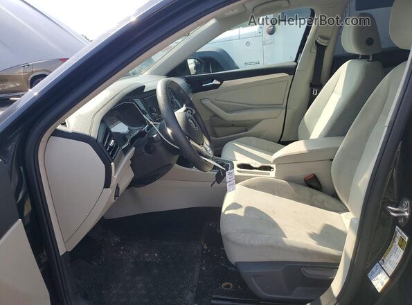 3VWC57BU4KM257733 2019 VOLKSWAGEN JETTA Black Widok wnętrza z przodu
