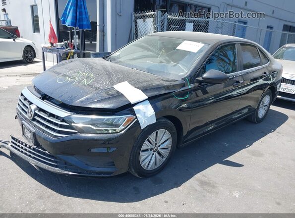 3VWC57BU4LM080005 2020 VOLKSWAGEN JETTA Черный Передняя левая четверть