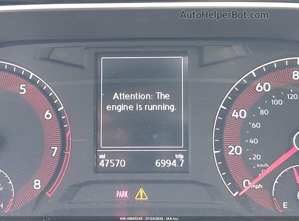 3VWC57BU4LM080005 2020 VOLKSWAGEN JETTA Черный 