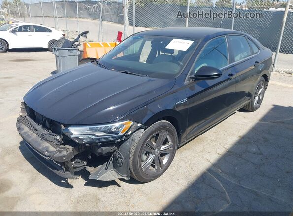 3VWC57BU4MM001224 2021 VOLKSWAGEN JETTA Black Przód lewy