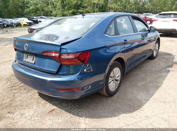3VWC57BU5KM229424 2019 VOLKSWAGEN JETTA Blue Rear right