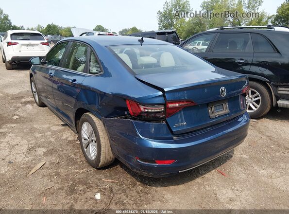 3VWC57BU5KM229424 2019 VOLKSWAGEN JETTA Blue Front view