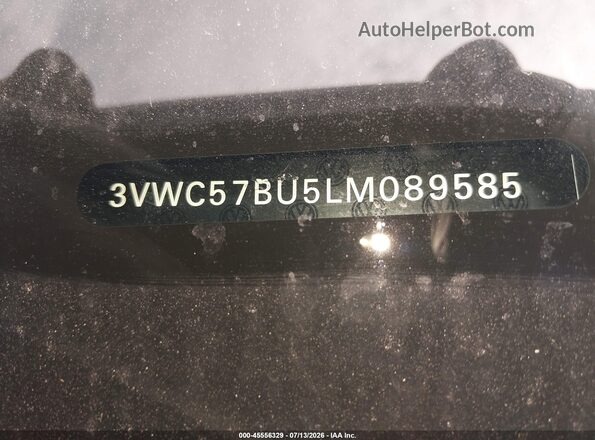 3VWC57BU5LM089585 2020 VOLKSWAGEN JETTA White 