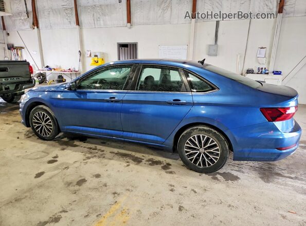 3VWC57BU5MM001622 2021 VOLKSWAGEN JETTA Blue Հետևի ձախ