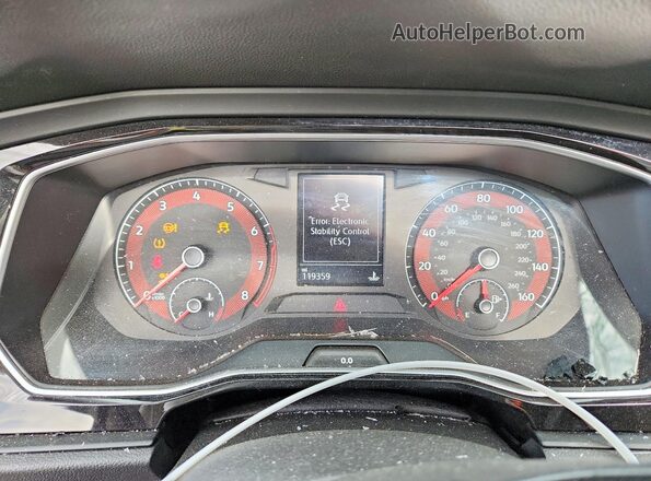 3VWC57BU5MM051954 2021 VOLKSWAGEN JETTA Gray Вид щитка приладів