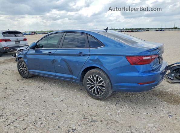 3VWC57BU5MM052411 2021 VOLKSWAGEN JETTA Синий Задняя левая четверть