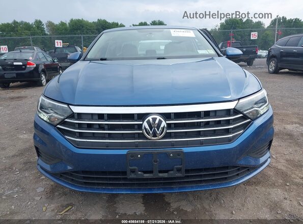 3VWC57BU5MM090270 2021 VOLKSWAGEN JETTA Blue Instrument cluster view