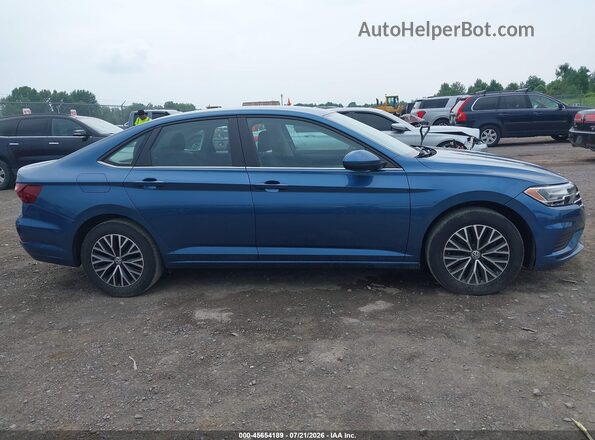 3VWC57BU5MM090270 2021 VOLKSWAGEN JETTA Blue Rear interior view
