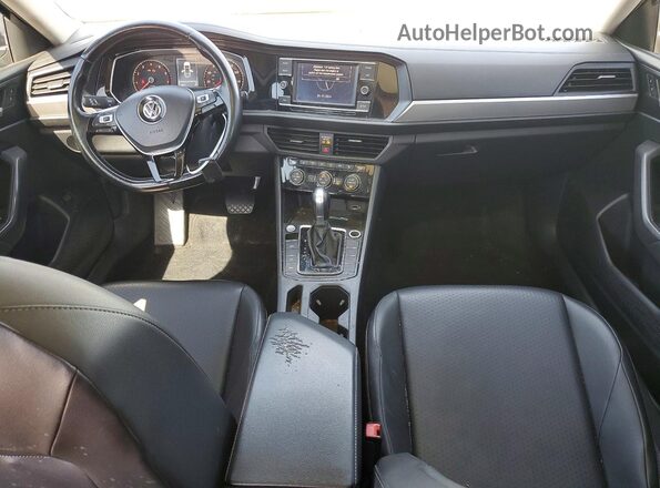 3VWC57BU6KM051104 2019 VOLKSWAGEN JETTA Синий Вид панели приборов