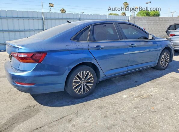 3VWC57BU6KM051104 2019 VOLKSWAGEN JETTA Синий Задняя правая четверть