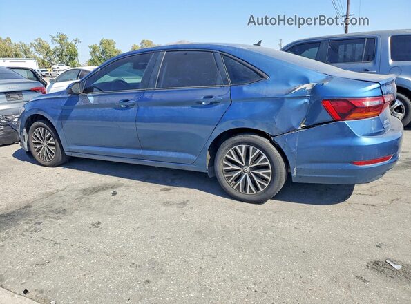 3VWC57BU6KM051104 2019 VOLKSWAGEN JETTA Синий Задняя левая четверть