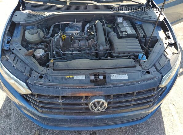 3VWC57BU6KM051104 2019 VOLKSWAGEN JETTA Синий Вид задней части салона