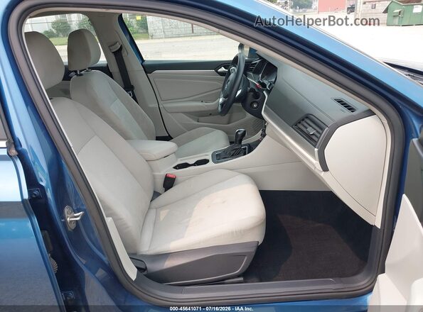 3VWC57BU6KM109759 2019 VOLKSWAGEN JETTA Синий Вид салона спереди