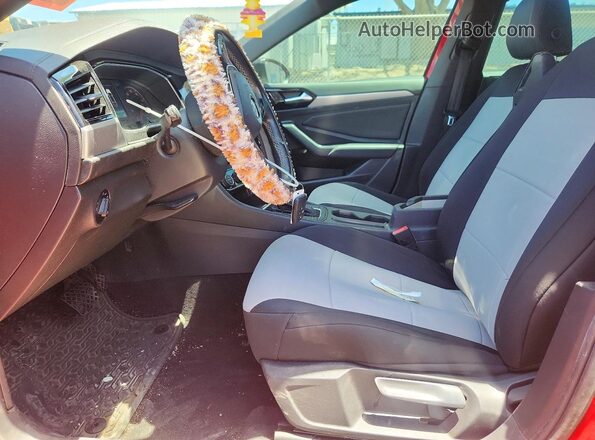 3VWC57BU6KM161893 2019 VOLKSWAGEN JETTA Red Widok wnętrza z przodu