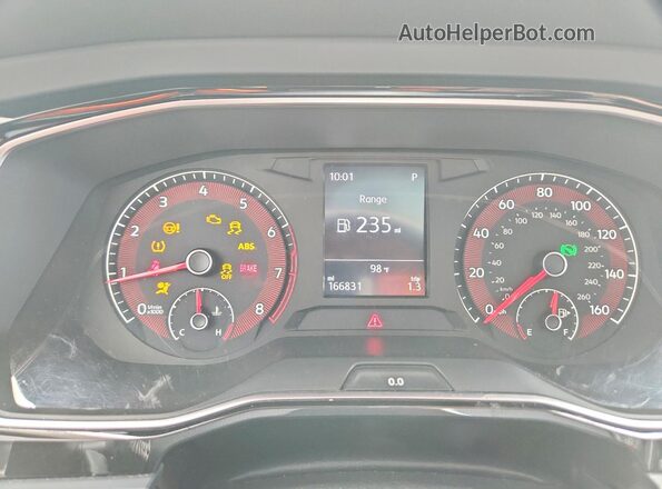 3VWC57BU6MM022950 2021 VOLKSWAGEN JETTA Gray Вид щитка приладів