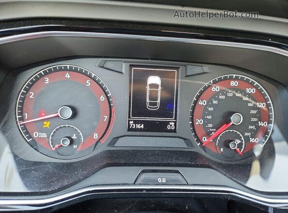 3VWC57BU7KM026681 2019 VOLKSWAGEN JETTA Серый Вид щитка приборов