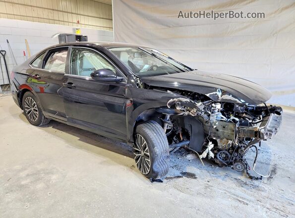 3VWC57BU7KM113044 2019 VOLKSWAGEN JETTA Black Передня права чверть