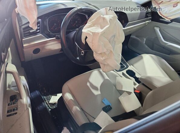 3VWC57BU7KM113044 2019 VOLKSWAGEN JETTA Black Вид панелі приладів