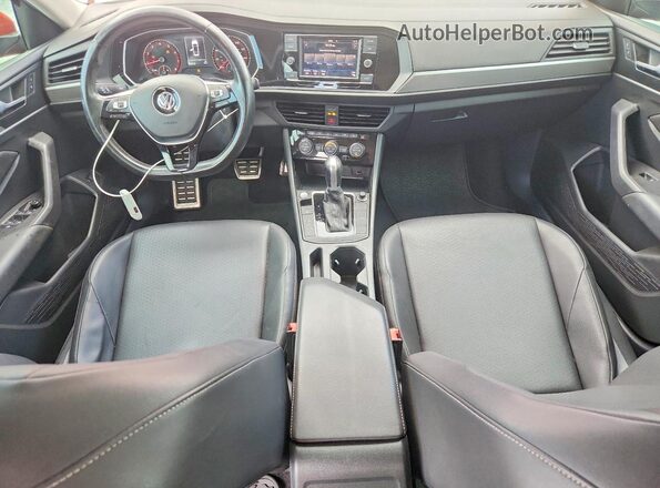 3VWC57BU7KM208445 2019 VOLKSWAGEN JETTA Оранжевый Вид панели приборов