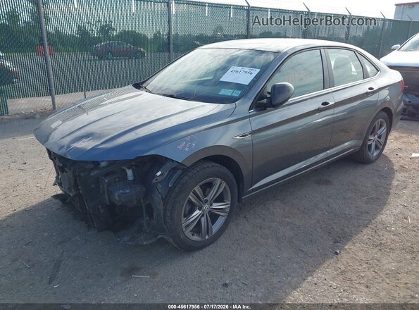 3VWC57BU7KM248475 2019 VOLKSWAGEN JETTA Серый Передняя левая четверть