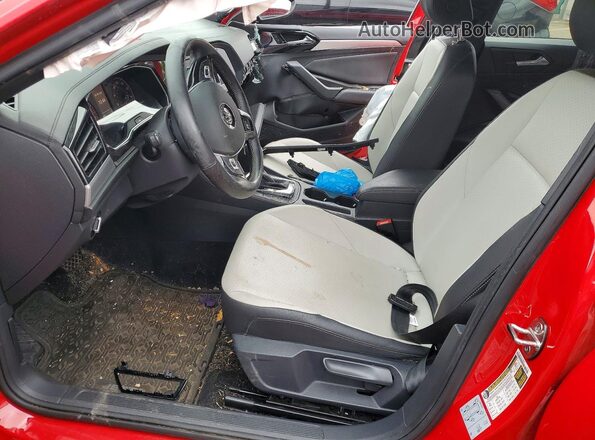 3VWC57BU7MM017448 2021 VOLKSWAGEN JETTA Red წინა სალონის ხედი