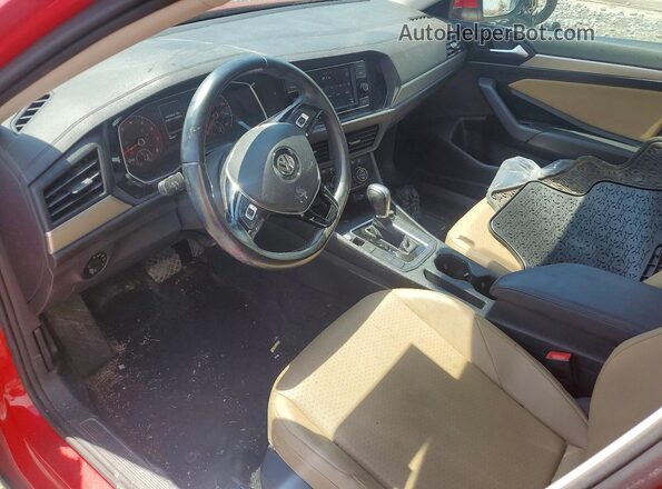 3VWC57BU8KM101260 2019 VOLKSWAGEN JETTA Red Widok deski rozdzielczej