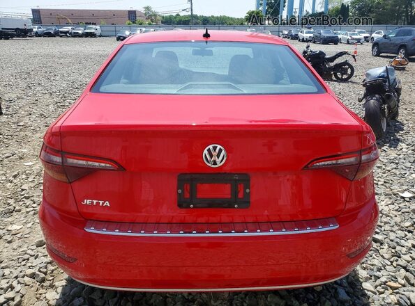 3VWC57BU8KM101260 2019 VOLKSWAGEN JETTA Red Widok z tyłu