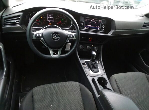 3VWC57BU8KM106961 2019 VOLKSWAGEN JETTA Charcoal Առջևի վահանակի տեսք