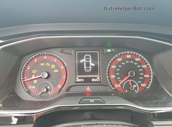 3VWC57BU8MM011724 2021 VOLKSWAGEN JETTA White Widok zestawu wskaźników