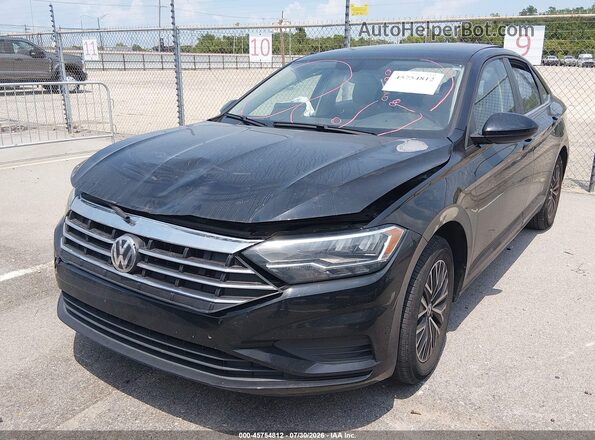 3VWC57BU8MM029284 2021 VOLKSWAGEN JETTA Black Vista tres cuartos delantera izquierda