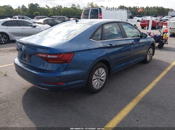 3VWC57BU9KM040372 2019 VOLKSWAGEN JETTA Синий Задняя правая четверть
