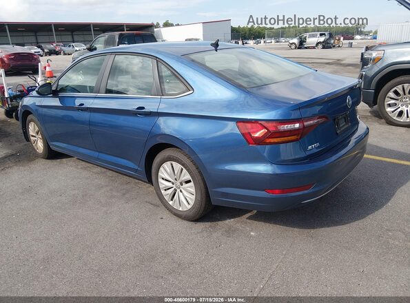 3VWC57BU9KM040372 2019 VOLKSWAGEN JETTA Синий Задняя левая четверть