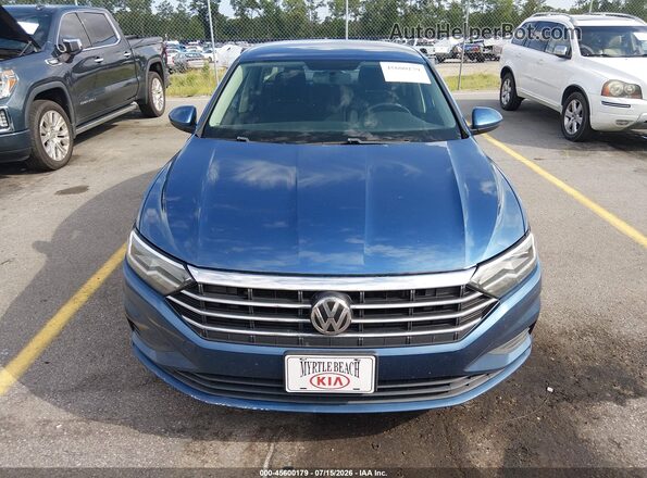 3VWC57BU9KM040372 2019 VOLKSWAGEN JETTA Синий Вид щитка приборов